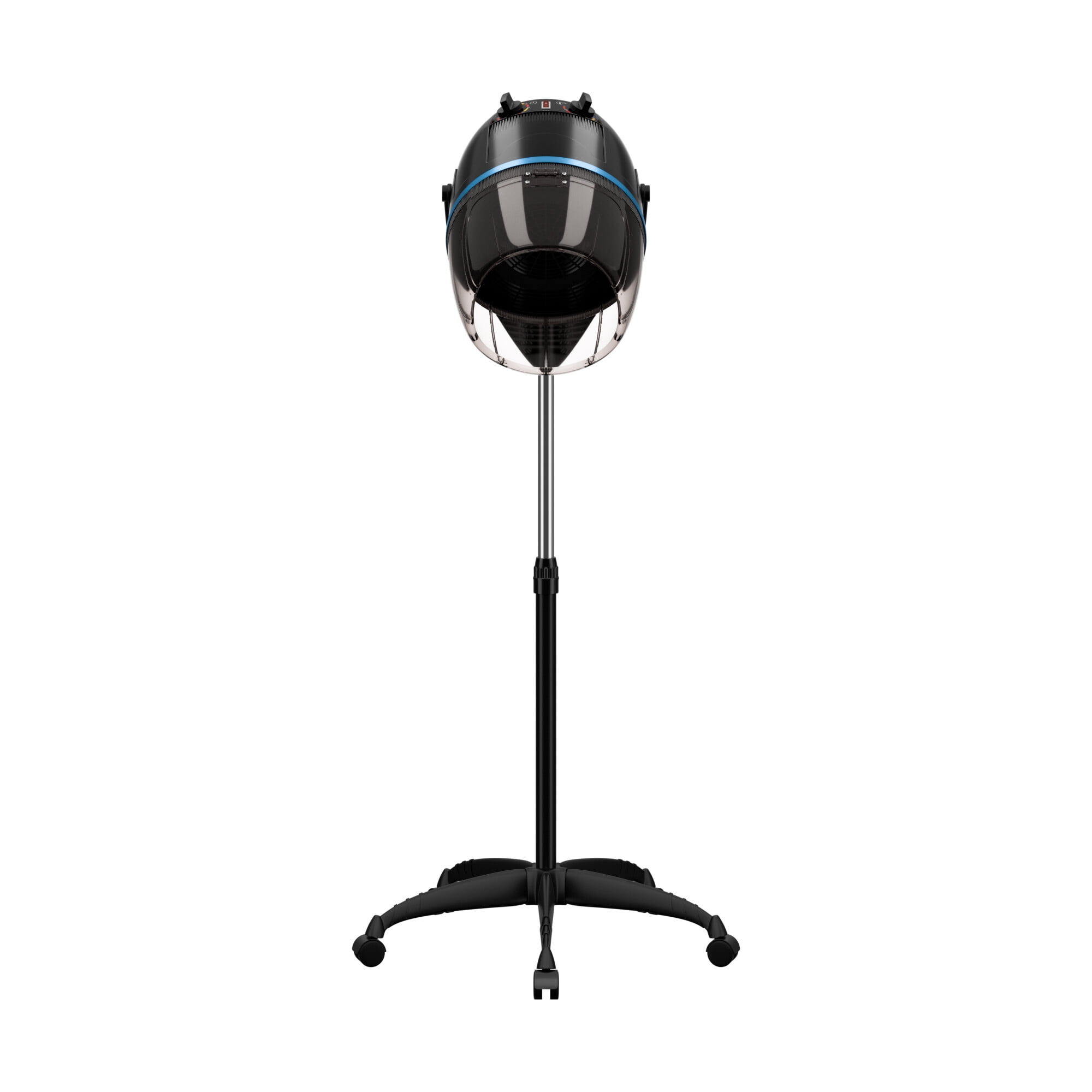ZENSTYLE 1300W Floor Hair Dryer Rolling Salon Standing Bonnet Black