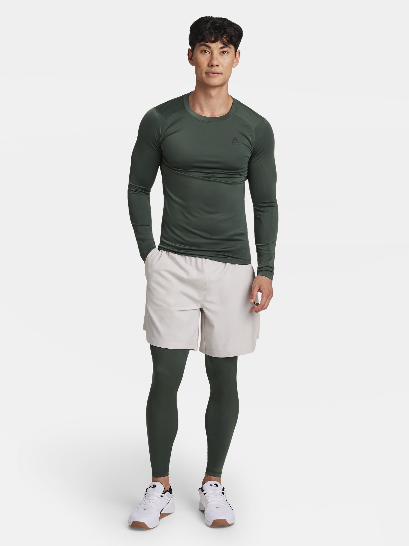Reebok Men's and Big Men's Kinetic Compression Leggings, Sizes XS-5XL