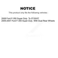 thumbnail image 2 of SIM Rear Semi-Metallic Disc Brake Pads SIM-1067 for Car Ford F-350 Super Duty, 2 of 8