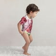 thumbnail image 4 of Yiaed Watermelon Splash Realism Art Print Infant Climbing Short Sleeve Onesie One-Piece Baby Bodysuit Clothes 0-12 Months -12 Months, 4 of 6