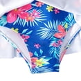 thumbnail image 6 of Usaibhir Todder Girls Swimsuit One Piece Summer UPF 50+ Floral Skirted Bathing Suit Beach Halter Bathing Suit Swimwear 4-12 Years, 6 of 11