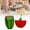 Greeng, Red, variant on 2PC Watermelon Cup with Straw, Fruit Cups with Lid for Party, Summer Cups for Kids, Watermelon Birthday Decorations