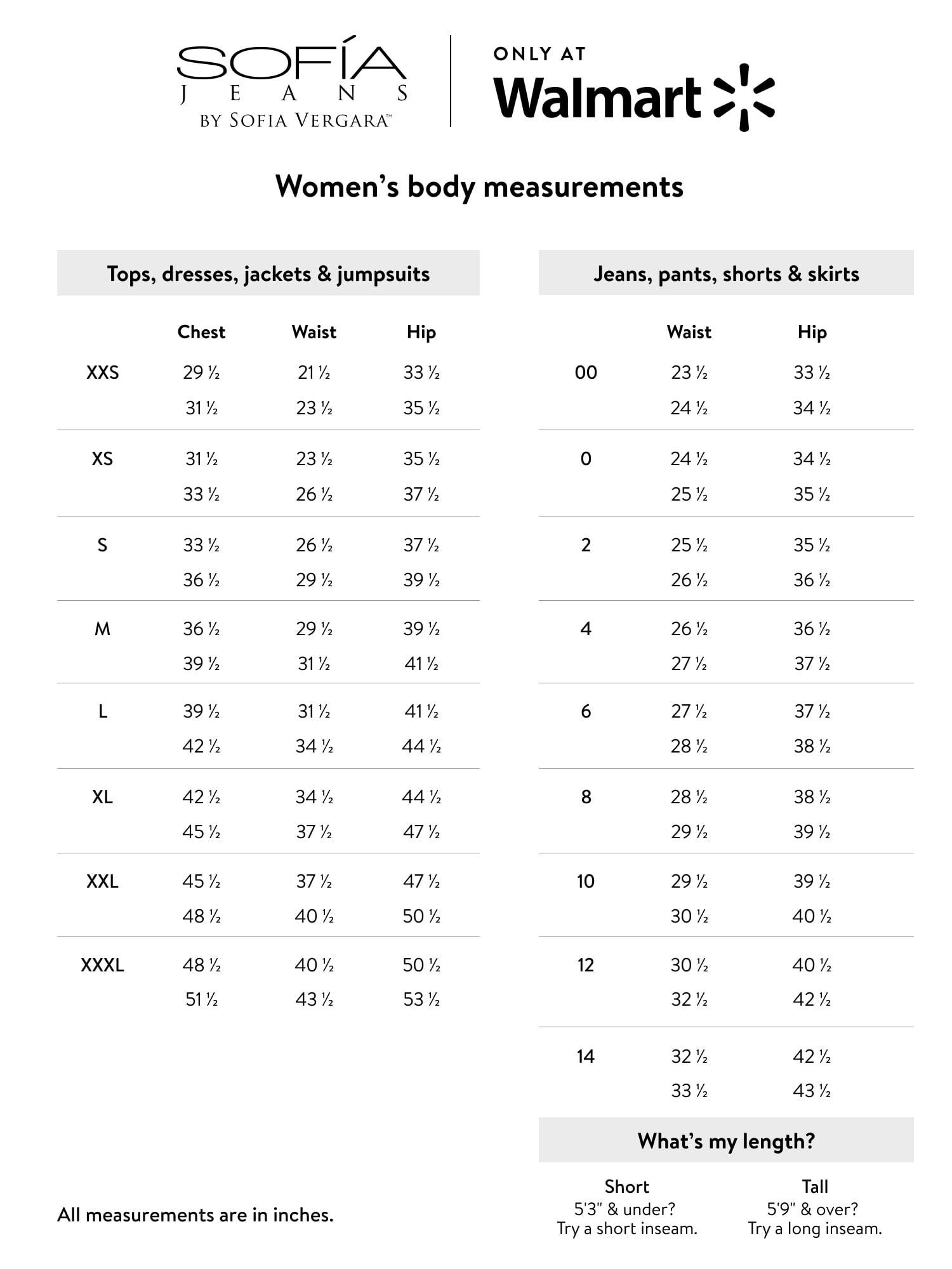 Women's Shoe Size Chart