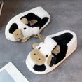 thumbnail image 1 of Pantufla Zapatillas unisex de vaca de dibujos animados, zapatillas térmicas planas antideslizantes, zapatillas de interior para el hogar Ndcxsfigh Tenis De Mujer Tenis De Hombre, 1 of 6