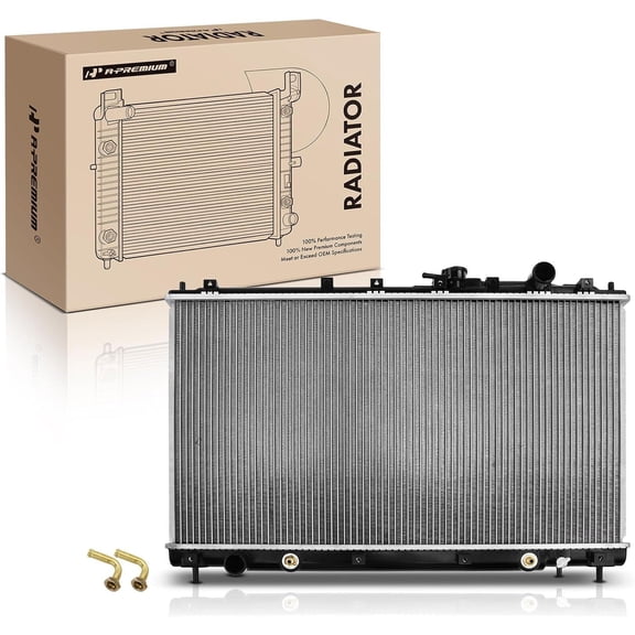 A-Premium Engine Coolant Radiator with Transmission Oil Cooler Compatible with Mitsubishi Diamante 1997-2004 V6 3.5L, Automatic Trans. Replace# 8011906, AW348744