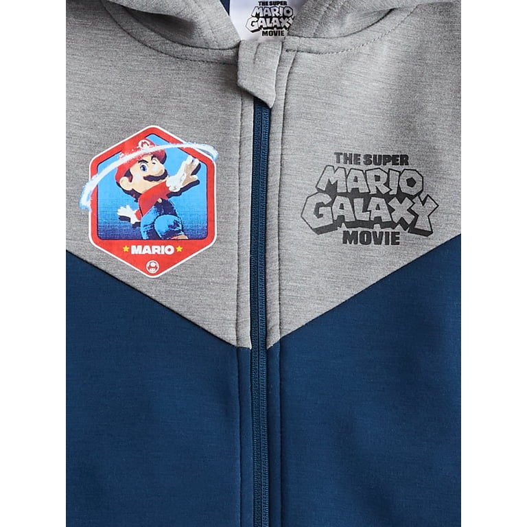 Super Mario Bros Boys Zip Jacket with Hood photo 3