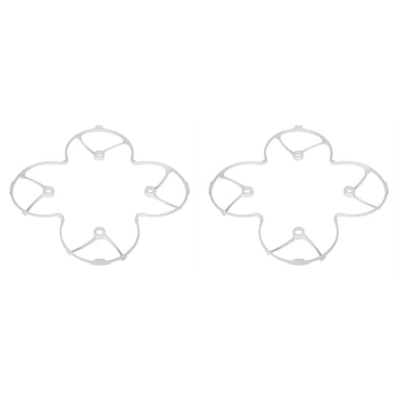 HobbyFlip Protection Cover Guard White Trainer Body Shield H107-A15 Compatible with Hubsan X4 H107L 2 Pack