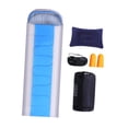 thumbnail image 4 of Saco de dormir tipo sobre, saco de dormir individual portátil para mochilero de emergencia Azul 18kg, 4 of 8