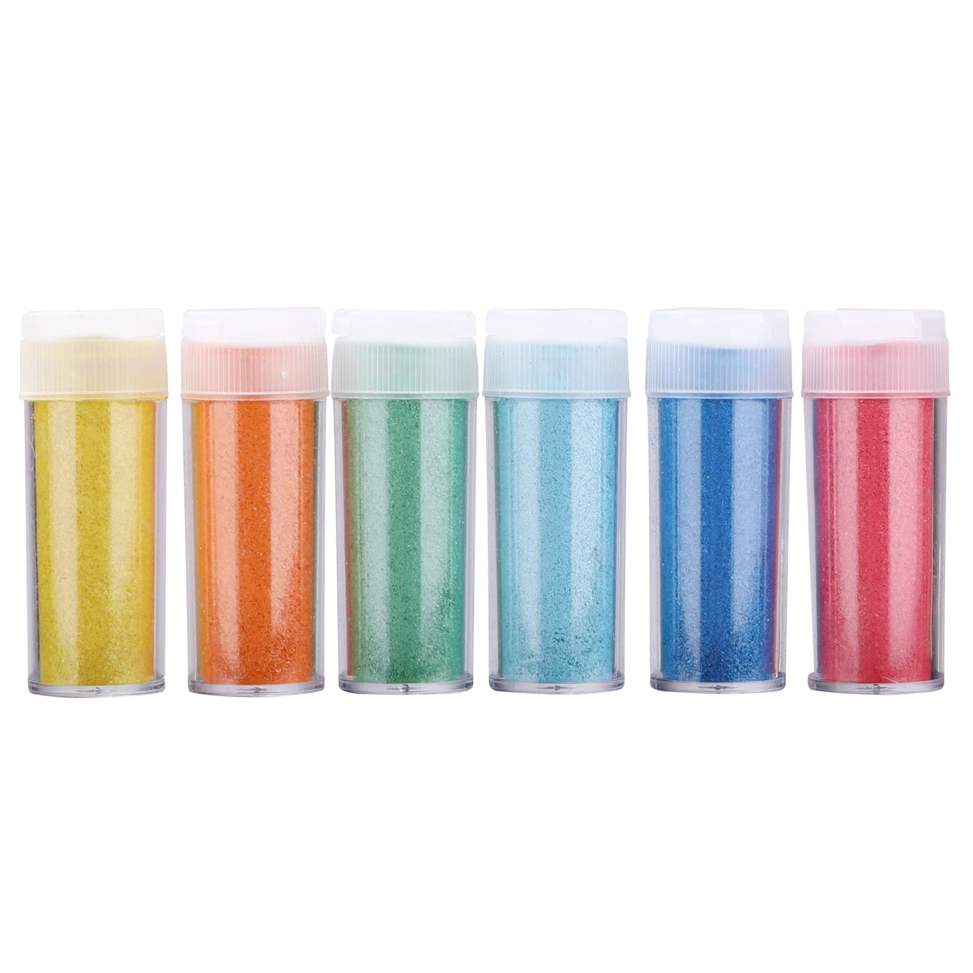 Recollections Primary Colors Mica Powder - 0.18 oz Tubes of Rich Pigment Powder for Resin, Crafts & DIY Projects, 6 Packs