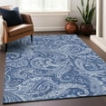 thumbnail image 6 of Addison Rugs Mayfield Washable Transitional Paisley Navy Rectangle Rug, 10' x 14', 6 of 6
