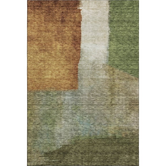 Dalyn Rugs Premium Machine Washable Mayfield AMF1100 Green 3' x 5' Rug