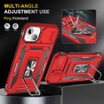 thumbnail image 2 of Designed for iPhone 15 Plus Case Red,iPhone 15 Plus Case for Women with Camera Cover and Stand,[Military-Grade Drop Protection], Case for 15 Plus,6.7inch,(2023), 2 of 12