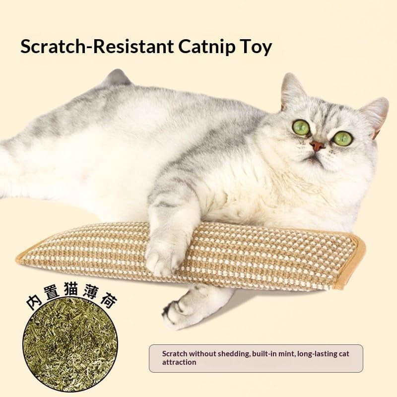 2/3 PCS Catnip Kicker Pillow (S/M), Wear-Resistant and Does Not Shed Shavings, Self-Entertainment Pillow, Interactive Cat Nip Kicker Toys for Anxiety Relief