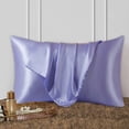 thumbnail image 5 of RKSTN Faux Silk Sateen Pillowcase Simulated Silk Pillowcasepillowcase Solid Color Reversible Sateen Solid Color Pillowcase Sleep Pillowcase room decor, 5 of 5