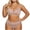 Khaki, variant on Plus Size Lace Bra Wireless Comfortable Breathable Panty Set Suitable for Women