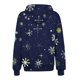 thumbnail image 3 of Sudadera con capucha y manga larga para mujer, informal, con estampado navideño, cremallera, manga larga, poliéster, 3 of 6