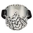 thumbnail image 2 of Motorcycle Goggles With Face , Motorcycle Dust Wind  Proof Riding Glasses Closed Removable Protective Glasses, 2 of 8