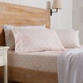 thumbnail image 1 of Great Bay Home Pattern Microfiber Wrinkle Resistant Sheet Set  (Twin, Blush Pink - Dots), 1 of 6