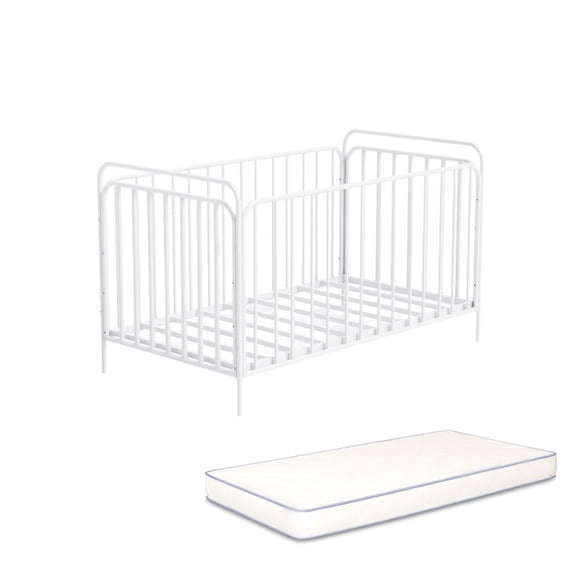 Cuna para bebe Jaco Zenith 3 niveles con colchón Blanca