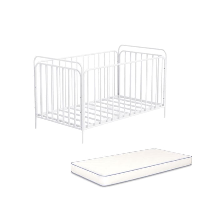 Cuna para bebe Jaco Zenith 3 niveles con colchón Blanca