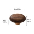 thumbnail image 3 of Elegant Stone Pebble Shaped Cabinet Drawer Pulls | Wooden Furniture Handles | Upgrade Your Home with Stylish Drawer Knobs | Must Have Home Improvement Accessory for Dresser Desk Cabinet, 3 of 4