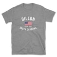 thumbnail image 1 of Dillon South Carolina Patriot Men's Cotton T-Shirt, 1 of 1