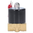 thumbnail image 2 of Válvula de solenoide eléctrica de latón, rosca hembra, válvula de solenoide normalmente cerrada de flujo de 1 vía para aceite de agua AC220V, 2 of 8