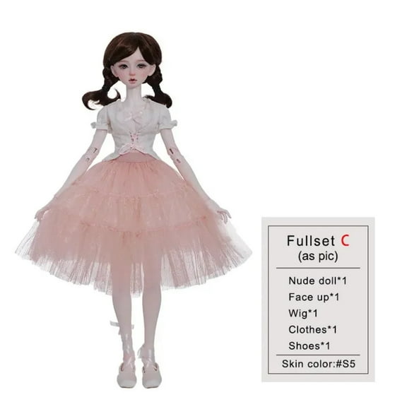 Ballerina Pearl Bjd Doll 1/4 Bariy Modern Moveable Joints Full Set Anime Custoume Designer Blythe Reborn FashionDoll