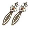 thumbnail image 2 of Cartoons Vintage Copper Crown-Shaped Bookmarks: Stainless Steel Book Accessories and Marks for Bookworms, 2 of 5