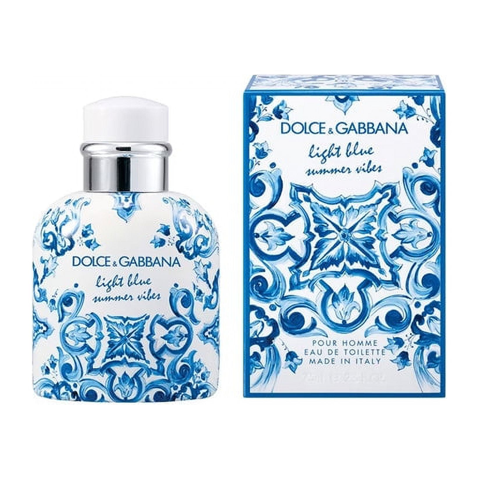 2個セットDolce & Gabbana Light Blue 50/100ml Dolce & Gabbana Light Blue Pour Homme Summer Vibes, 4.2 oz EDT