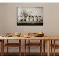 thumbnail image 4 of Farm Kitchen Canvas Wall Art Rustic Vintage Country Mason Jar Spice Still Life Culinary art Painting Picture Farmhouse Wall Decor Poster Print Artwork for Dining room Home Decoration, 4 of 6