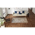 thumbnail image 2 of Bashian Rugs 90 x 114" Rectangular Transitional Wool Area Rug in Ivory, 2 of 5