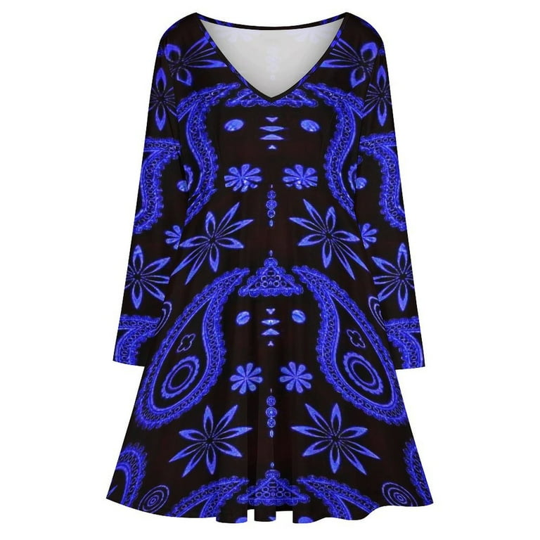princess polly baby blue dress Daria Mini Bandana Dress main image 0