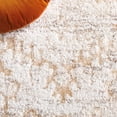 thumbnail image 6 of Safavieh Ravine Atanas Abstract Shag Area Rug, Beige/Ivory, 6'7" x 6'7" Round, 6 of 10