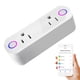 thumbnail image 1 of 2 en 1 Smart Plug Socket Wireless Dual Power Socket con aplicación y control de voz, 1 of 8