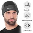 thumbnail image 4 of West Biking Breathable Moisture Wicking Skull Caps, Men's Beanie Cap, Gray, 4 of 9