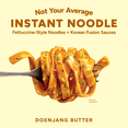 thumbnail image 2 of ARIH Doenjang Butter Instant Modern Noodles, Korean-Western Fusion Fettuccine-Style Noodles, 4 Pack, 2 of 4