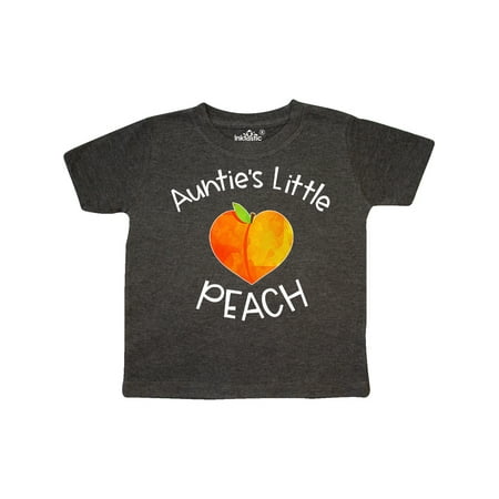 

Inktastic Auntie s Little Peach Cute Peach Heart Gift Toddler Boy or Toddler Girl T-Shirt