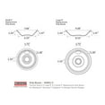 thumbnail image 6 of Certified Appliance Accessories 50001-C Chrome Style A 2 Large 8" & 2 Small 6" Replacement Drip Bowls For Whirlpool, Kenmore, Frigidaire & Maytag Electric Ranges, 6 of 6