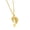 Golden, variant on jiaroswwei Double Rhinestone Fish Pendant Necklace Lightweight Hypoallergenic Women Couple Dual Dolphin Chain Necklace Fashion Jewelry