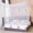 WHITE, variant on 2024 Summer Home Mosquito Nets 4 Corner Post Bed Canopy Net Double Bed Lightweight Fashion Bedding Mosquito Nets