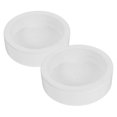 thumbnail image 1 of TABLZONE 2Pcs White Manual Grain Grinder for Kitchen Precise Husk Removal Portable Grain Mill, 1 of 8