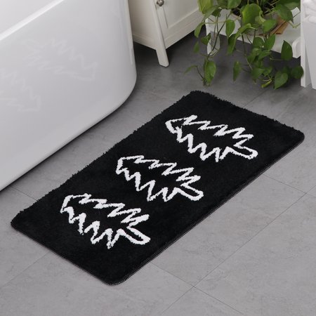 Super Soft Shaggy Bathroom Rugs, Absorbent Thick Non Slip Microfiber Bath Rugs, Quick Dry Machine Washable Bath Mat for Bathroom Floor A9