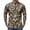 Khaki, variant on Men's UPF 50+ Cycling Jersey Long Sleeve Bike Shirt, Moisture Wicking Quick Dry Alt Print Cycling Clothing for Road Riding Blue L