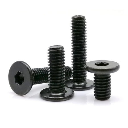 

LHXM2 M2.5 M3 M4 M5 M6 M8 Black 304 Stainless Steel Allen Hexagon Ultrathin Head Bolt Hex Socket Ultra Thin Flat Wafer Head Screw (Color : 8mm Size : M5 10pcs)-0810