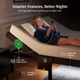 thumbnail image 6 of Sino Luban Adjustable Bed Frame Base Split King Size (Sync Control as King) with Massage, Head&Foot Incline - Zero Gravity Electric Bed with 4 USB Ports, Nightlight, Fast Assembly, 3 Height Options, 6 of 11