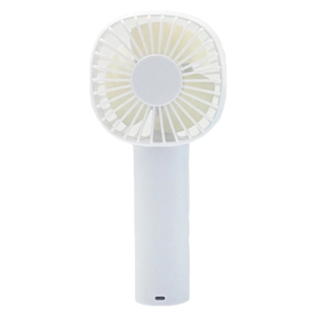 SIYTUAU Usb Handheld Mini Fan Powerful Wind Portable Small Fan Rechargeable Quiet For Home Office Travel White Color