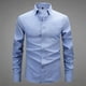 thumbnail image 1 of Ceisia Men Casual Fashion Denim Lapel Button Gift Long Sleeve Pocket Shirt Jacket, 1 of 7
