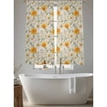 thumbnail image 5 of Spring Yellow Flowers Sheer Curtains 2 Panels Set Vintage White Daisy Farm Plant Watercolor Sheer Window Curtains Light Filtering Rod Pocket Voile Drapes for Bedroom Living Room 52"X72", 5 of 9