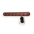 thumbnail image 2 of Spectrum Diversified Seven Hook Key Rack, Walnut Wood/Satin Nickel, 2 of 2